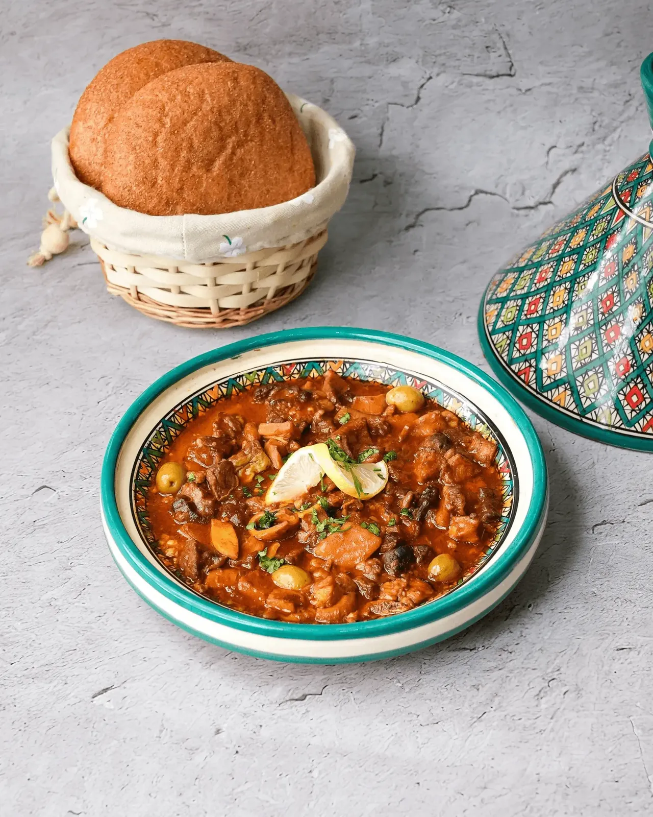 Beef Tripe Moroccan style - authentic Moroccan food at AMLO Restaurant Doha