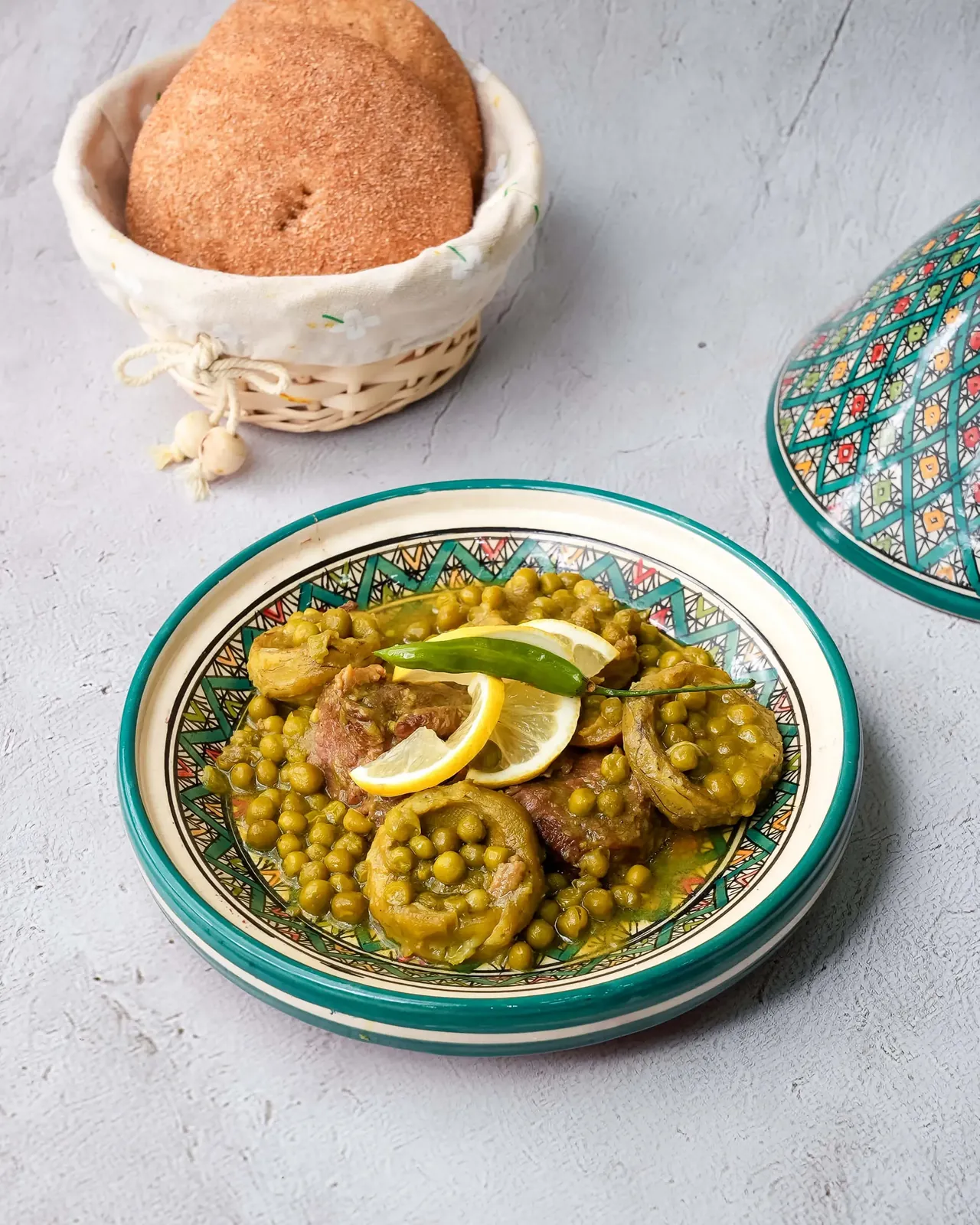 Beef with Artichoke Tagine - authentic Moroccan cuisine at AMLO Doha Qatar