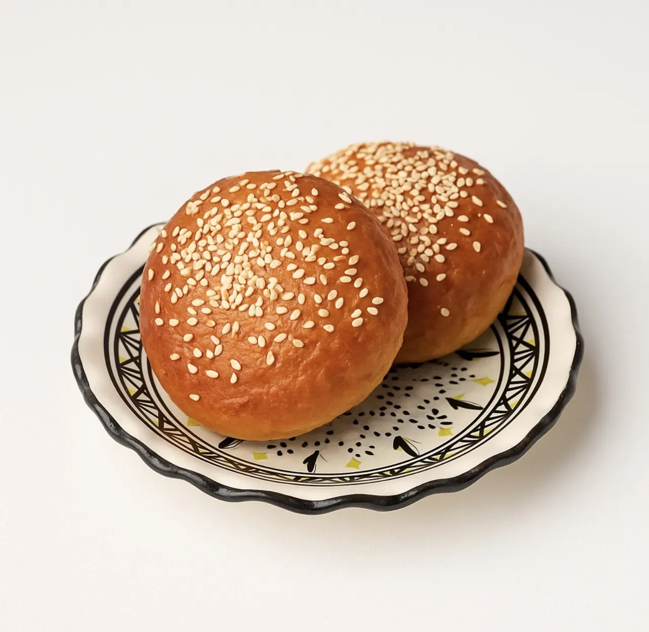 Krachel - Moroccan sesame brioche bread at AMLO Restaurant Qatar