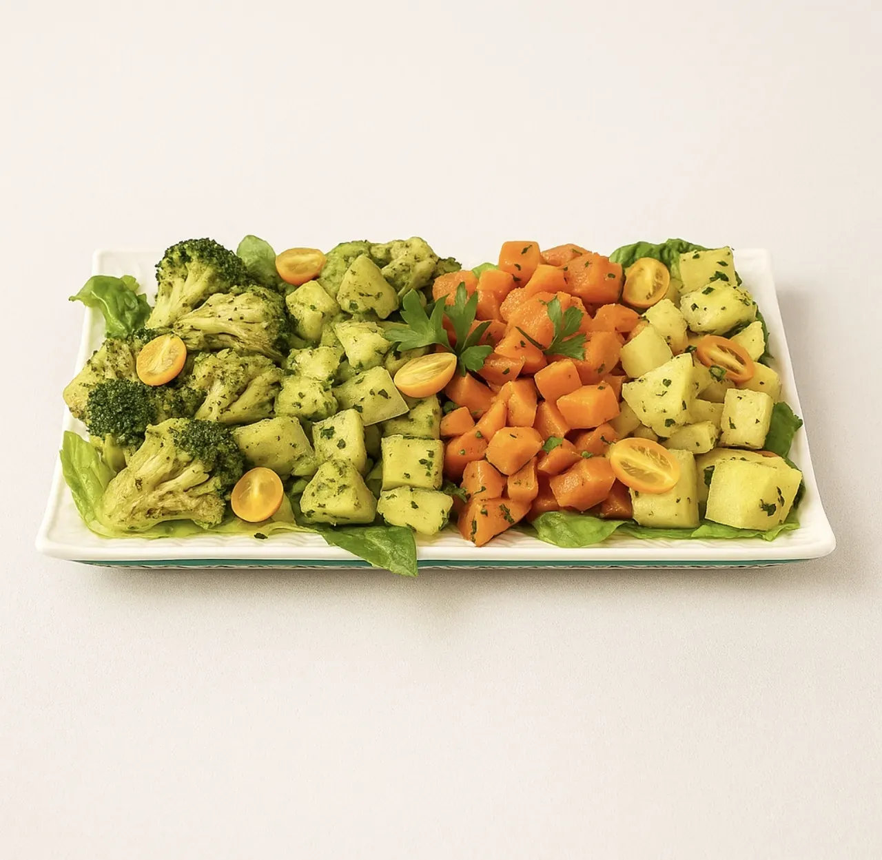 Mixed Vegetables Salad - healthy food choice at AMLO Restaurant Qatar