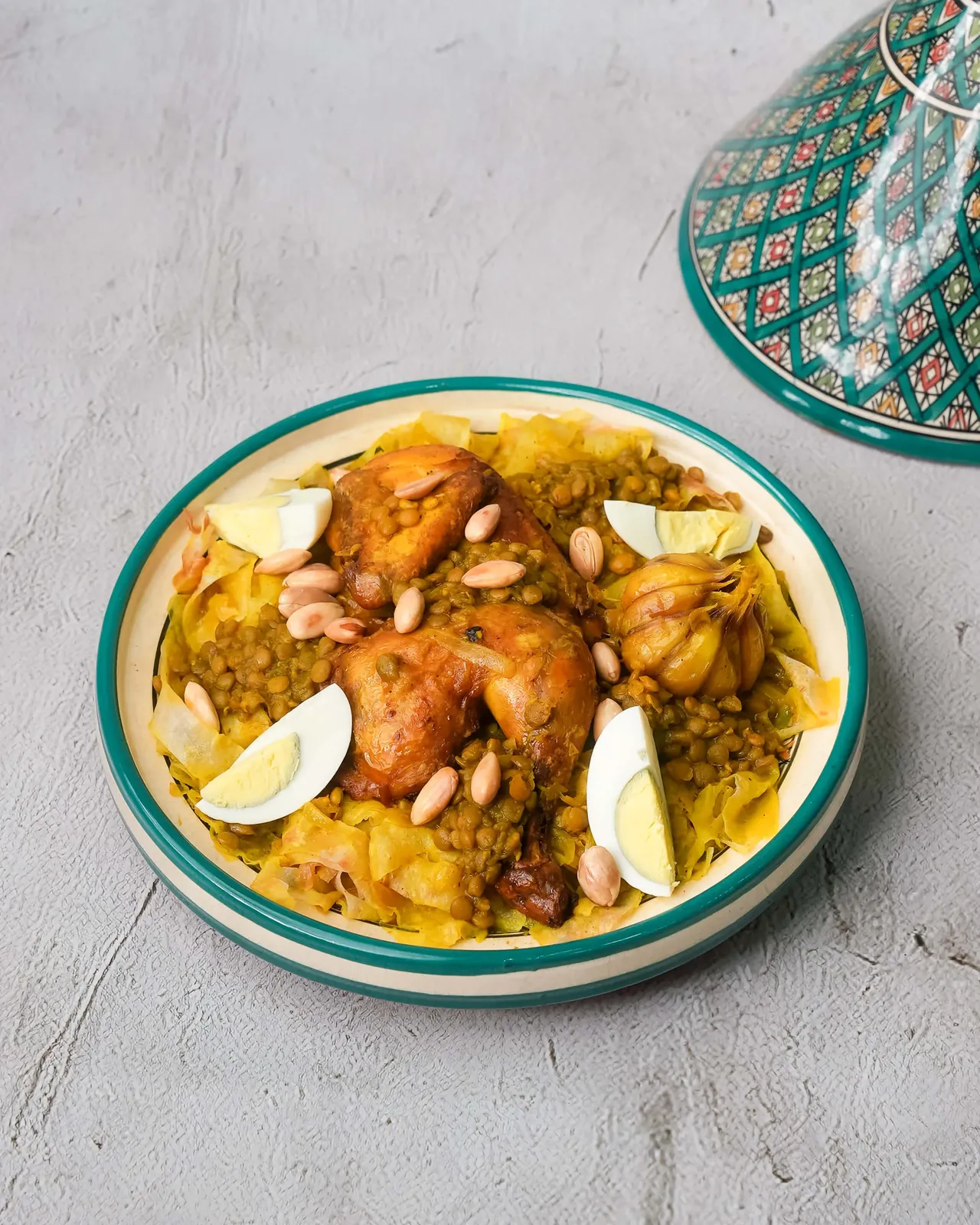 Rfissa - traditional Moroccan heritage dish at AMLO Restaurant Qatar